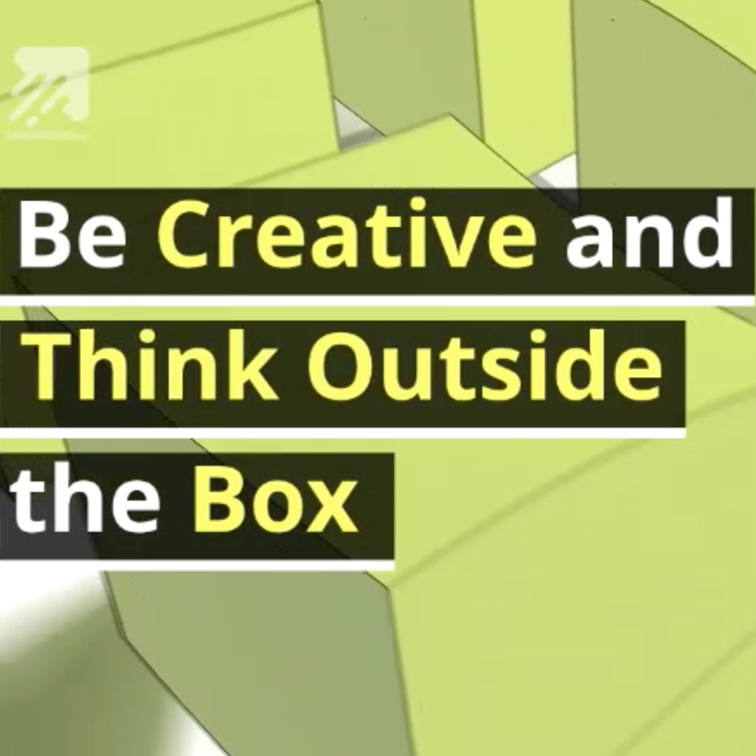 be creative and think outside the box sannah vinding